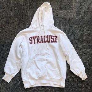 White Syracuse Sweatshirt